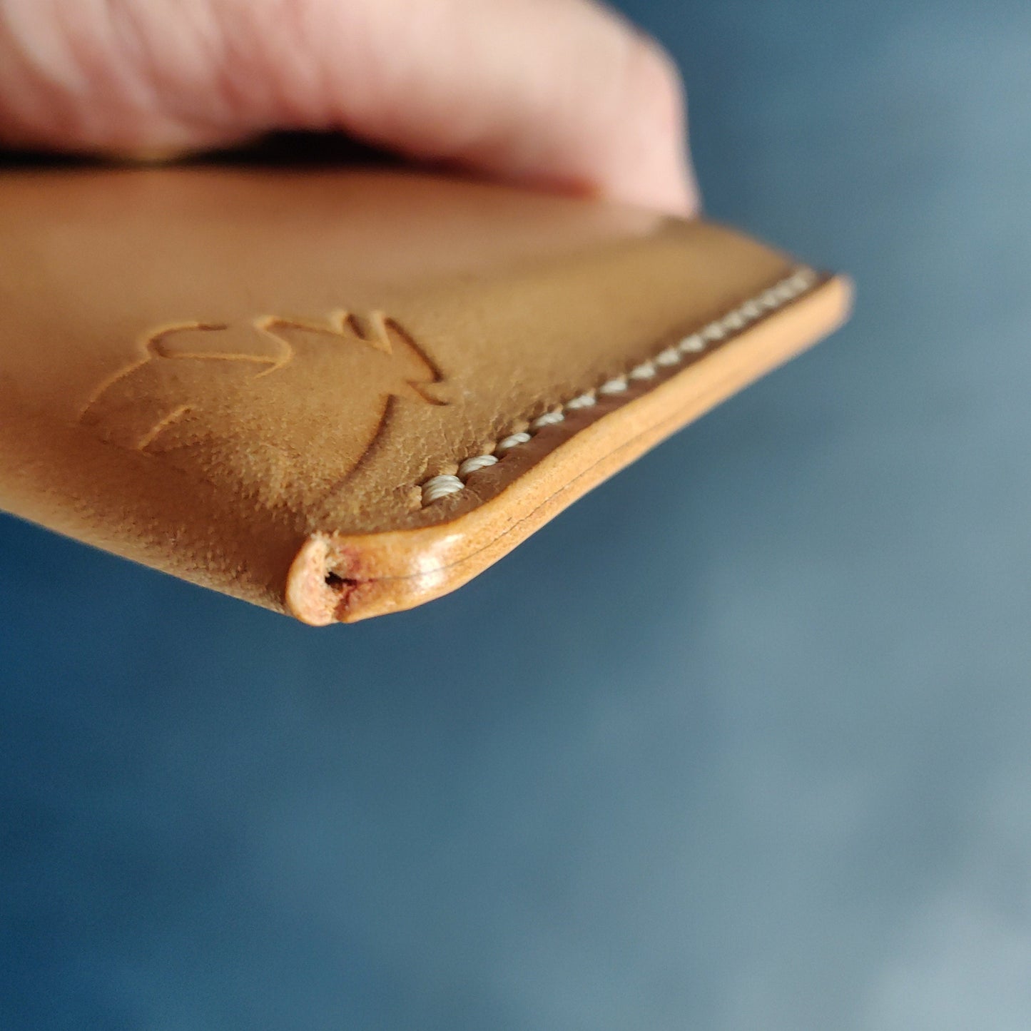 Leather Slim And Simple Card Holder, Minimalist, Compact Wallet For Cards And Folded Bills, Credit Card Holder With Two Snaps