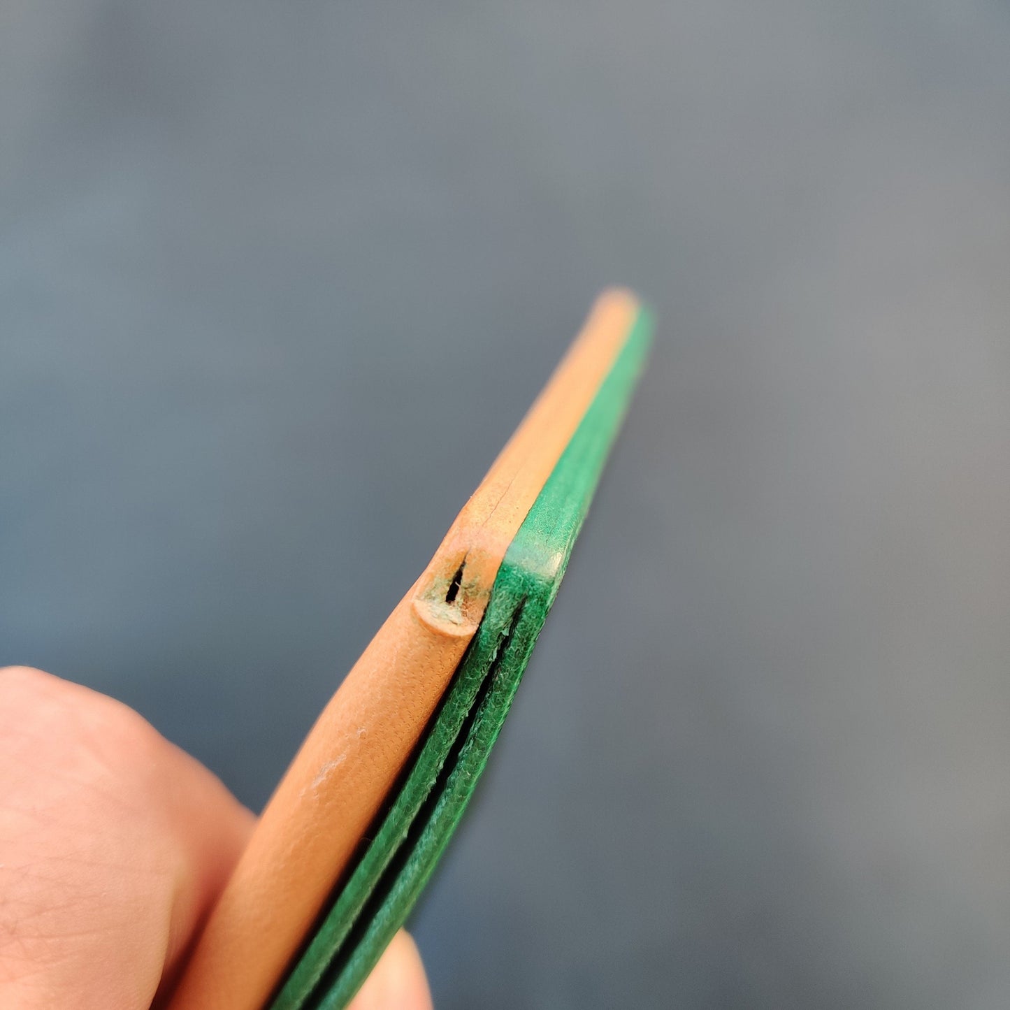 Leather Card Holder, Vegetable Tanned Pocket Mini Wallet, Minimalist Card Holder Case