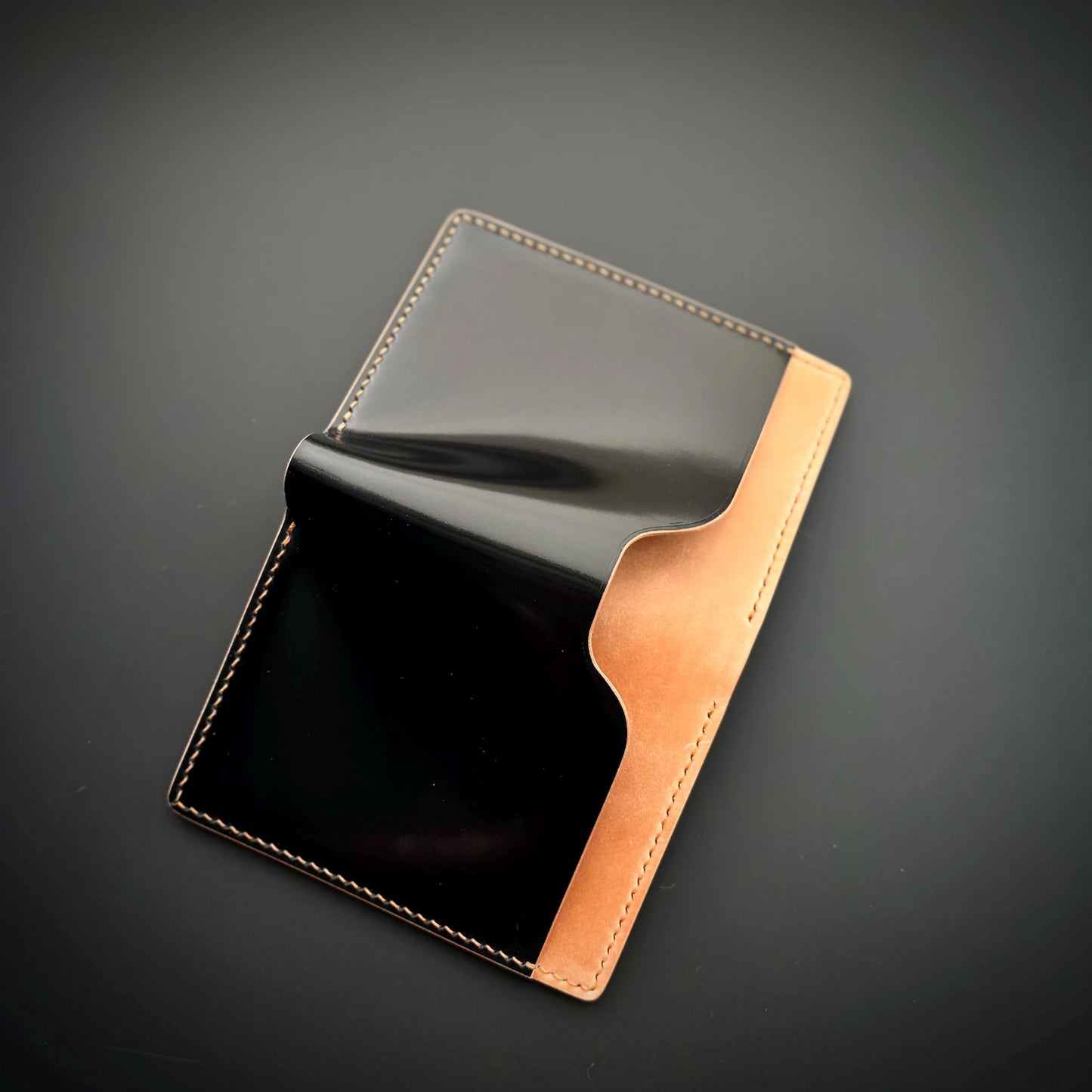 Rocado Shell Cordovan leather bifold wallet