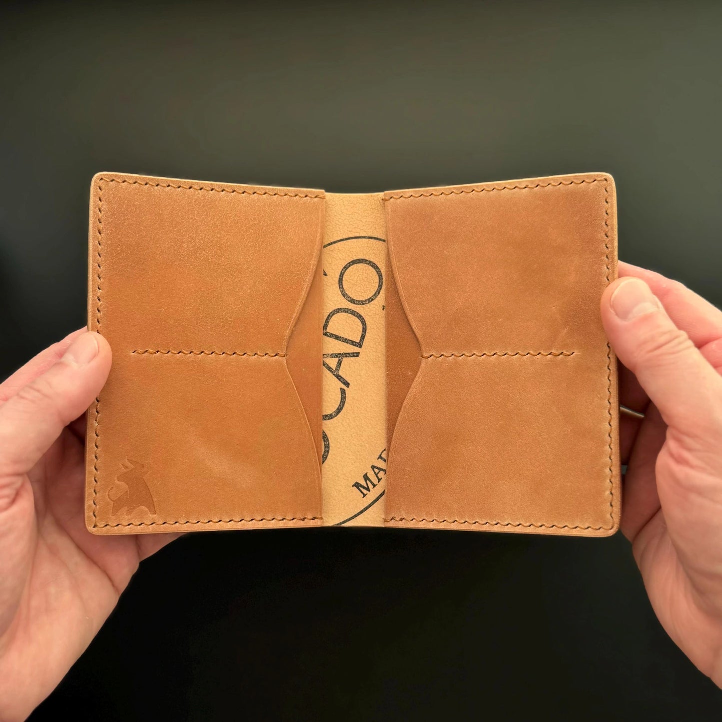 Rocado Shell Cordovan leather bifold wallet