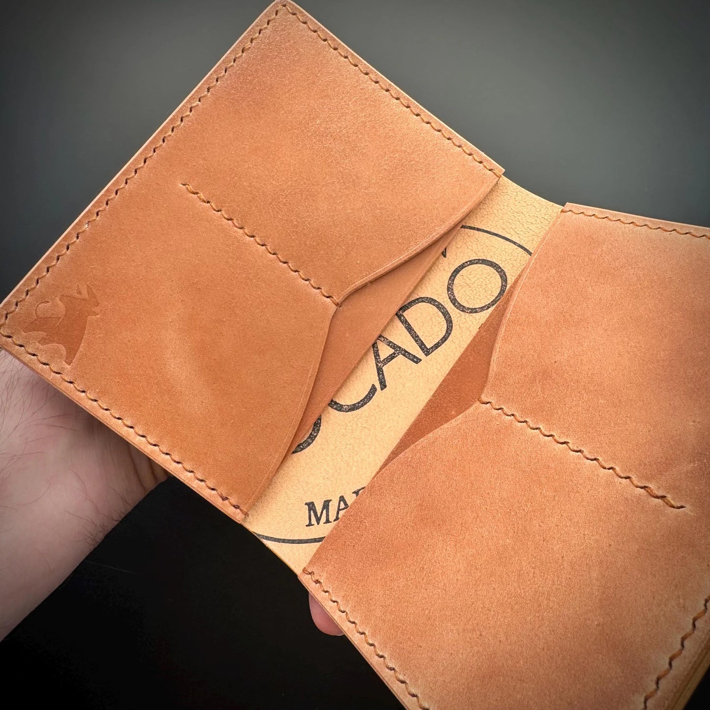 Rocado Shell Cordovan leather bifold wallet