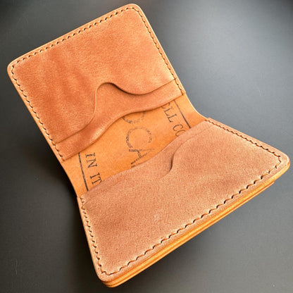 Rocado Shell Cordovan Bifold Wallet – Unglazed Leather, Patina-Ready, Handmade EDC