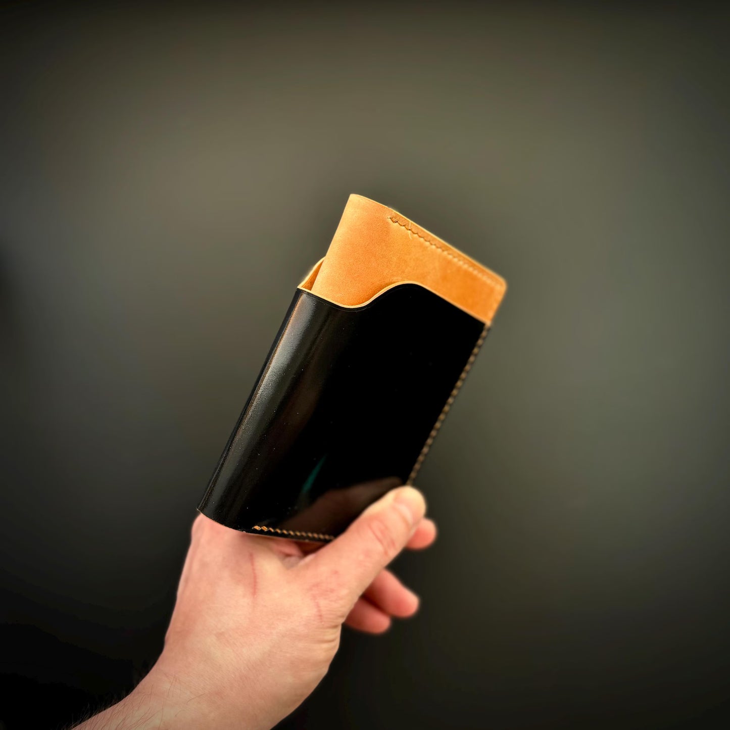 Rocado Shell Cordovan leather bifold wallet