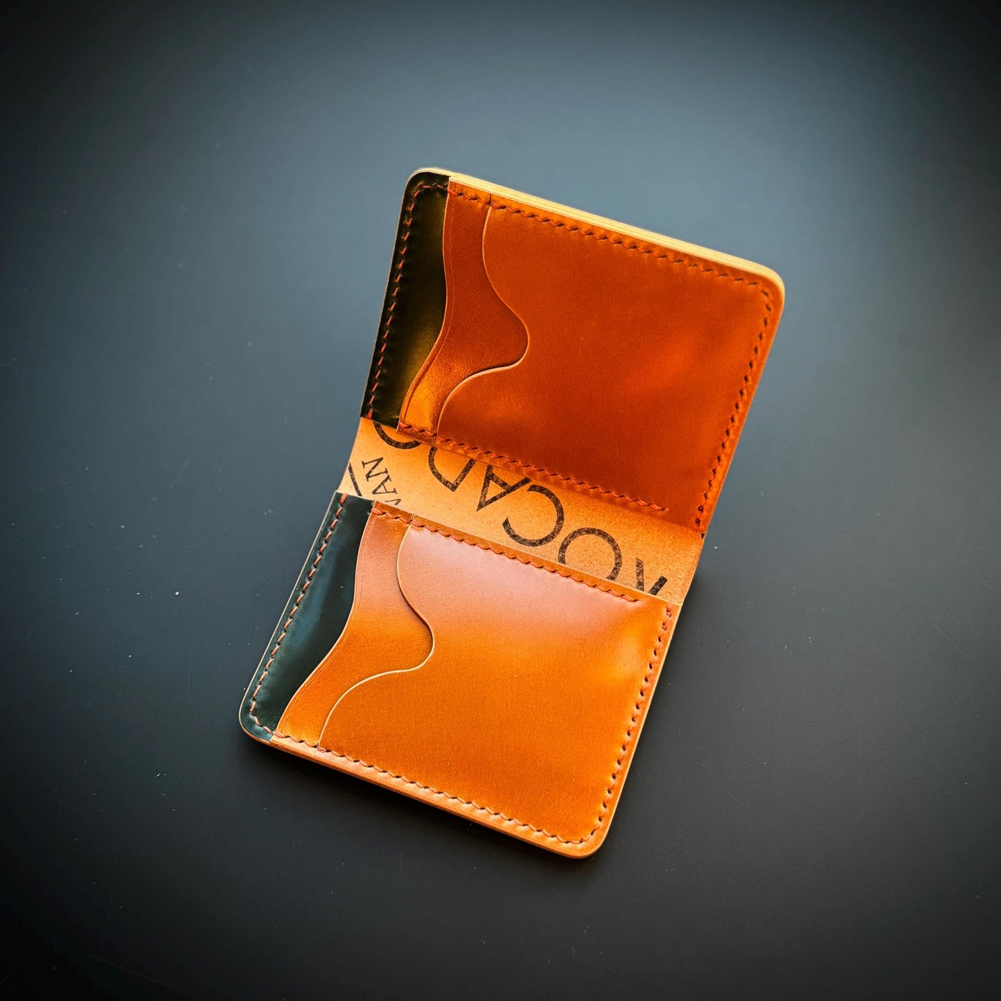 Rocado Shell Cordovan leather bifold wallet