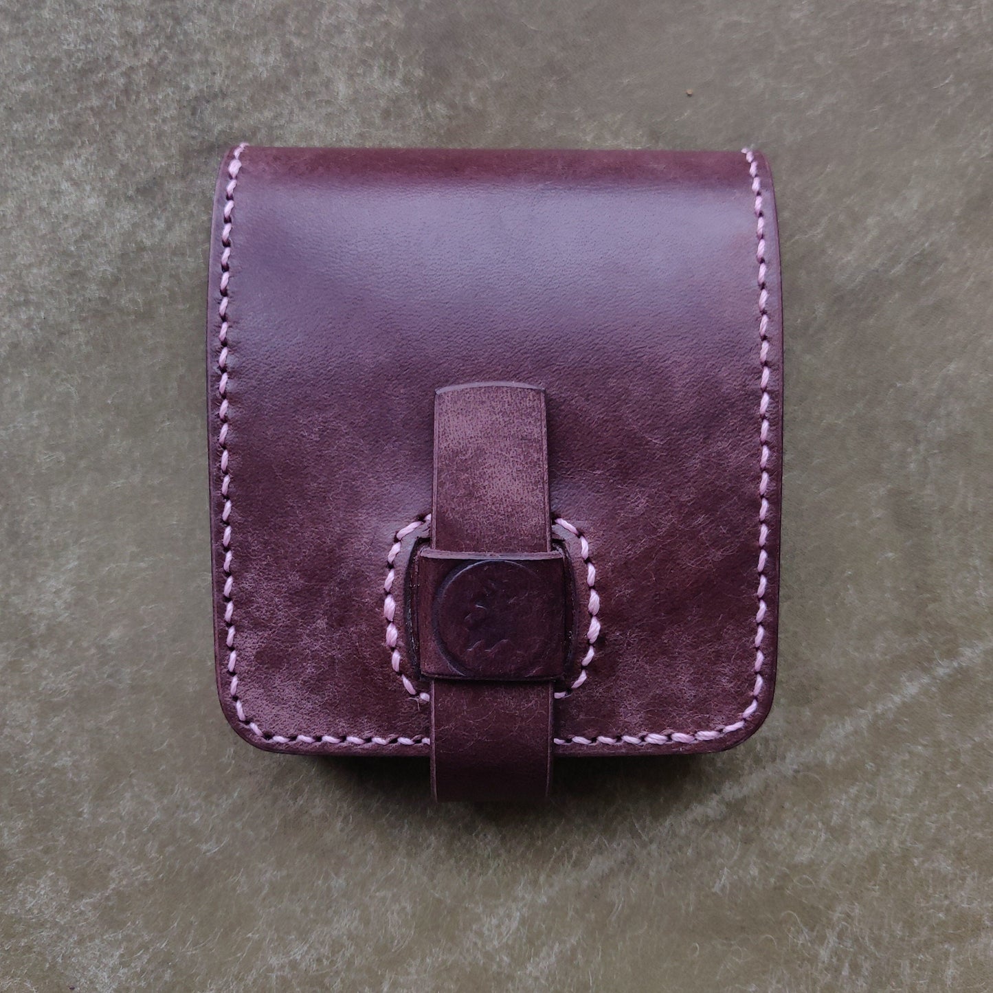 Leather Bifold Wallet, Japanese-Style Vegetable Tanned Wallet With Coin Purse