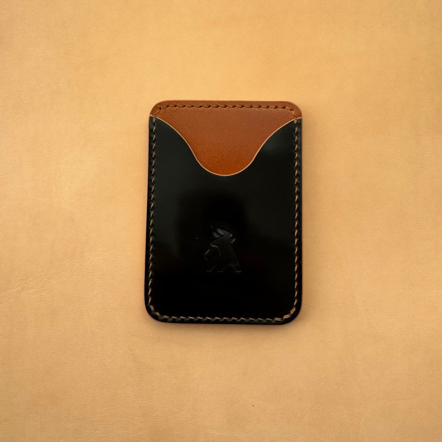 Rocado Shell Cordovan Wallet, Leather Card Wallet, Minimalist Slim Luxury Wallet