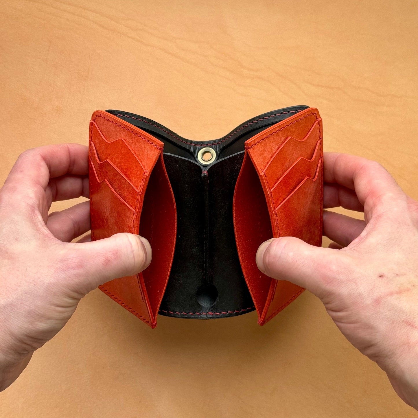 Vertical Leather Wallet, Cash Holder Leather Wallet, Bi-Fold Middle Wallet, Men Gift Wallet, Women Gift Wallet