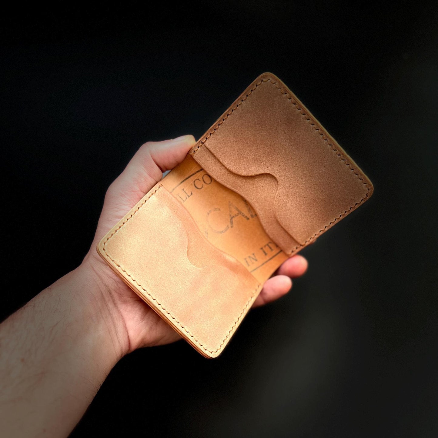 Rocado Shell Cordovan Bifold Wallet – Unglazed Leather, Patina-Ready, Handmade EDC