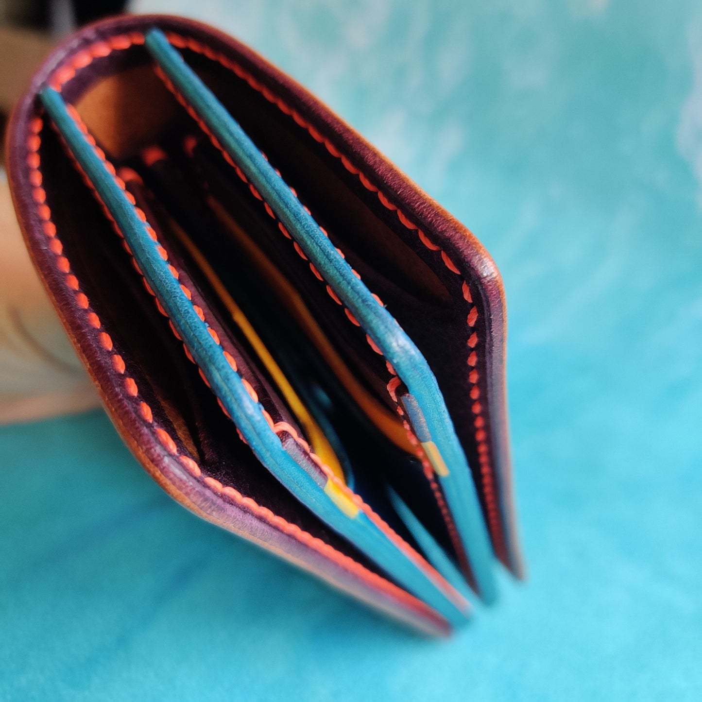 Vertical Leather Wallet, Cash Holder Leather Wallet, Bi-Fold Middle Wallet, Men Gift Wallet, Women Gift Wallet