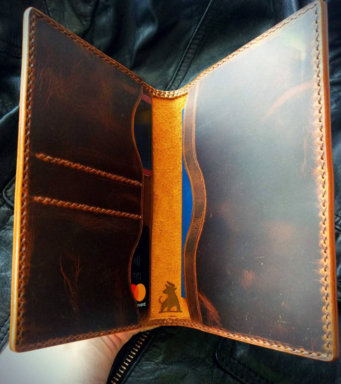 Leather Passport Holder,  Case For Documents And Credit Cards, Passport Case, Travel Wallet