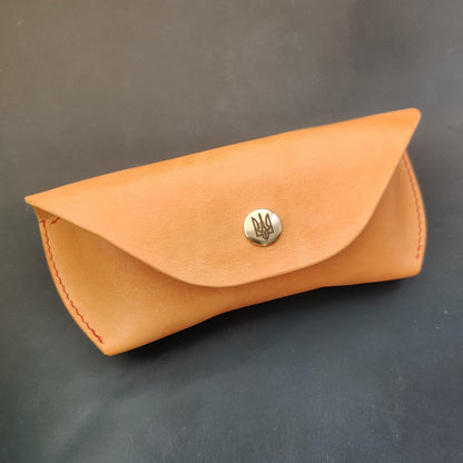 Handmade Glasses Case, Sunglasses Or Reading Glasses Case, Veg Tanned Leather Glasses Case Case For Glasses
