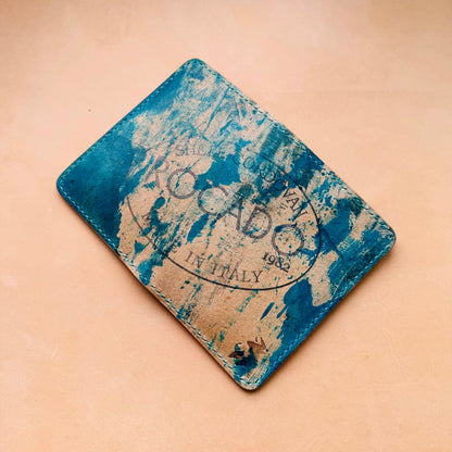 Shell Cordovan Wallet, Vertical Leather Bifold Wallet, Minimalist Slim Luxury Wallet