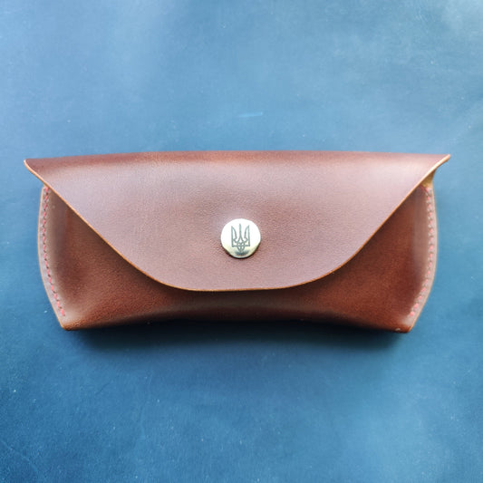 Handmade Glasses Case, Sunglasses Or Reading Glasses Case, Veg Tanned Leather Glasses Case Case For Glasses