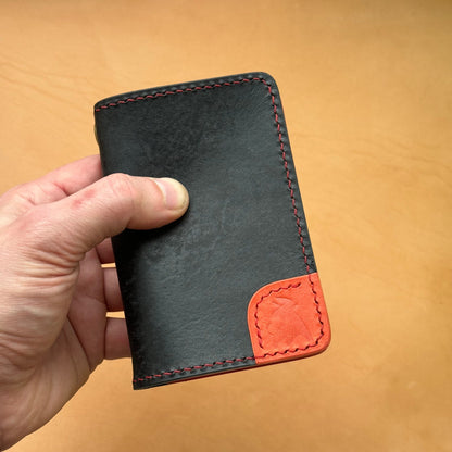 Vertical Leather Wallet, Cash Holder Leather Wallet, Bi-Fold Middle Wallet, Men Gift Wallet, Women Gift Wallet