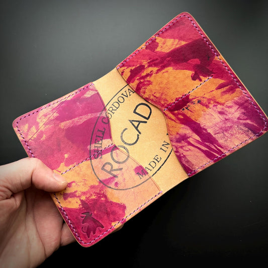 Rocado Shell Cordovan leather bifold wallet