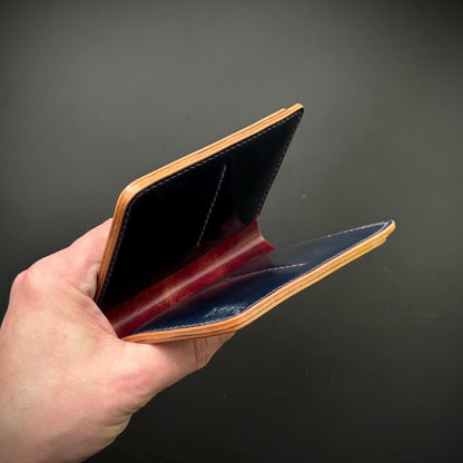 Rocado Shell Cordovan leather bifold wallet