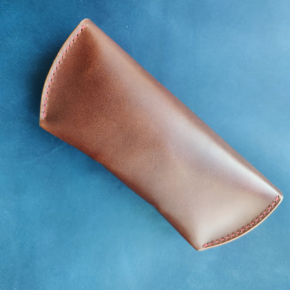 Handmade Glasses Case, Sunglasses Or Reading Glasses Case, Veg Tanned Leather Glasses Case Case For Glasses