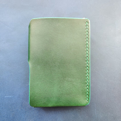 Leather Card Holder, Vegetable Tanned Pocket Mini Wallet, Minimalist Card Holder Case