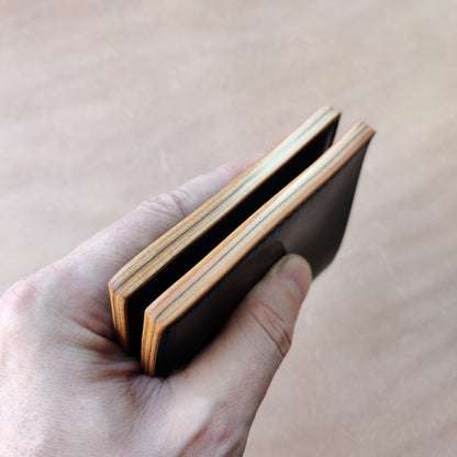 Rocado Shell Cordovan Wallet, Leather Bifold Wallet, Luxury Wallet