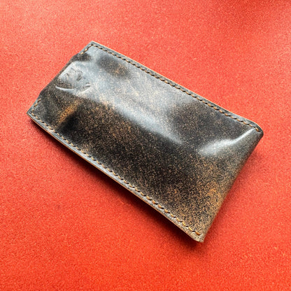 Rocado Shell Cordovan Leather Watch Pouch, Leather Case For Watch