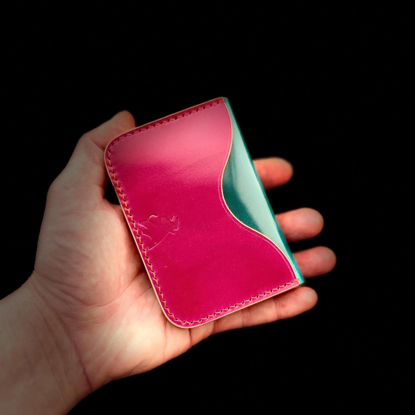 Rocado Shell Cordovan Wallet – Handmade Flap Design, Slim & Minimal, Outer Quick Access Pocket