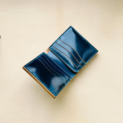 Rocado Shell Cordovan Wallet, Leather Bifold Wallet, Luxury Wallet