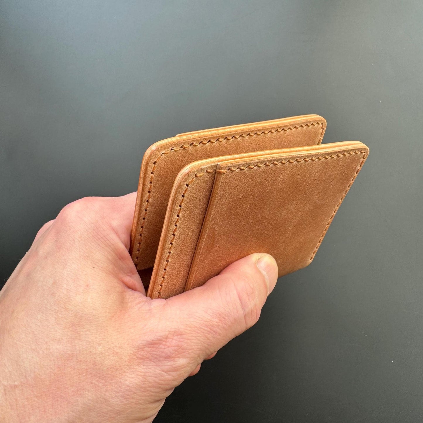 Rocado Shell Cordovan Bifold Wallet – Unglazed Leather, Patina-Ready, Handmade EDC