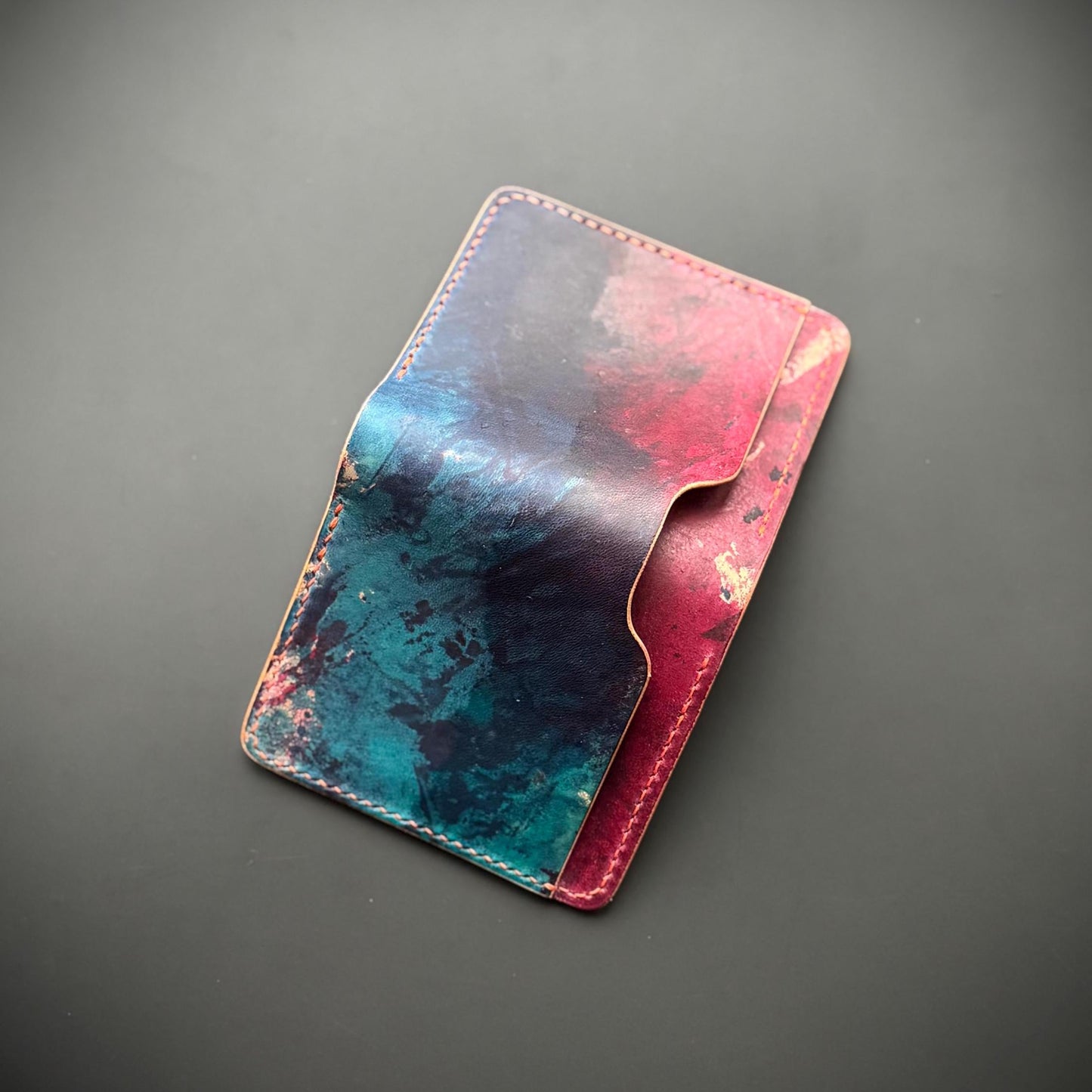 Rocado Shell Cordovan leather bifold wallet