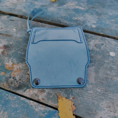 Short Trucker Wallet With A Ring For Chain or Lanyard, Stylish Wallet For Rider, Biker or Trucker