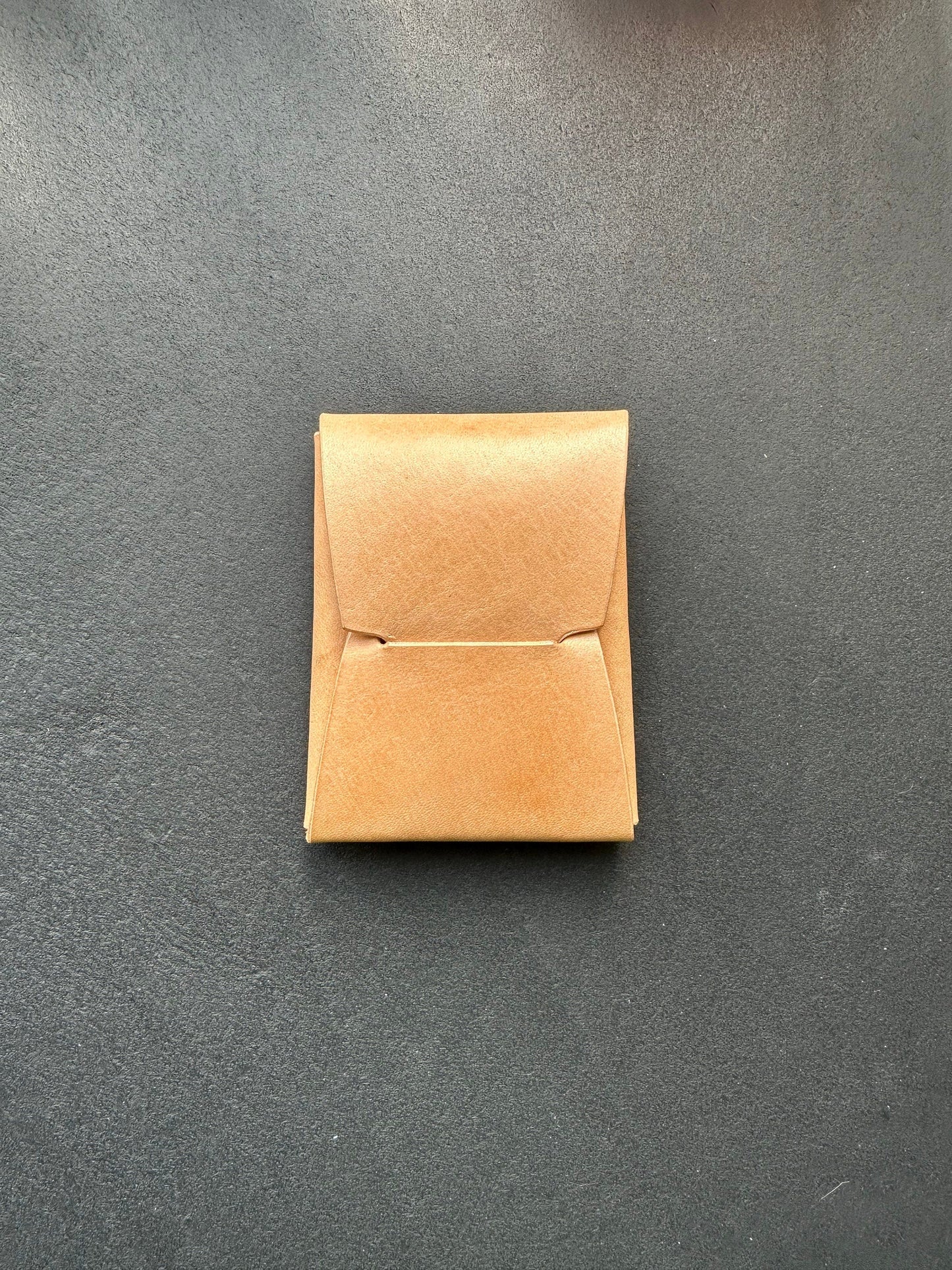 Stitchless Leather Cards Wallet, Origami Minimalist Wallet, EDC Card Holder Case
