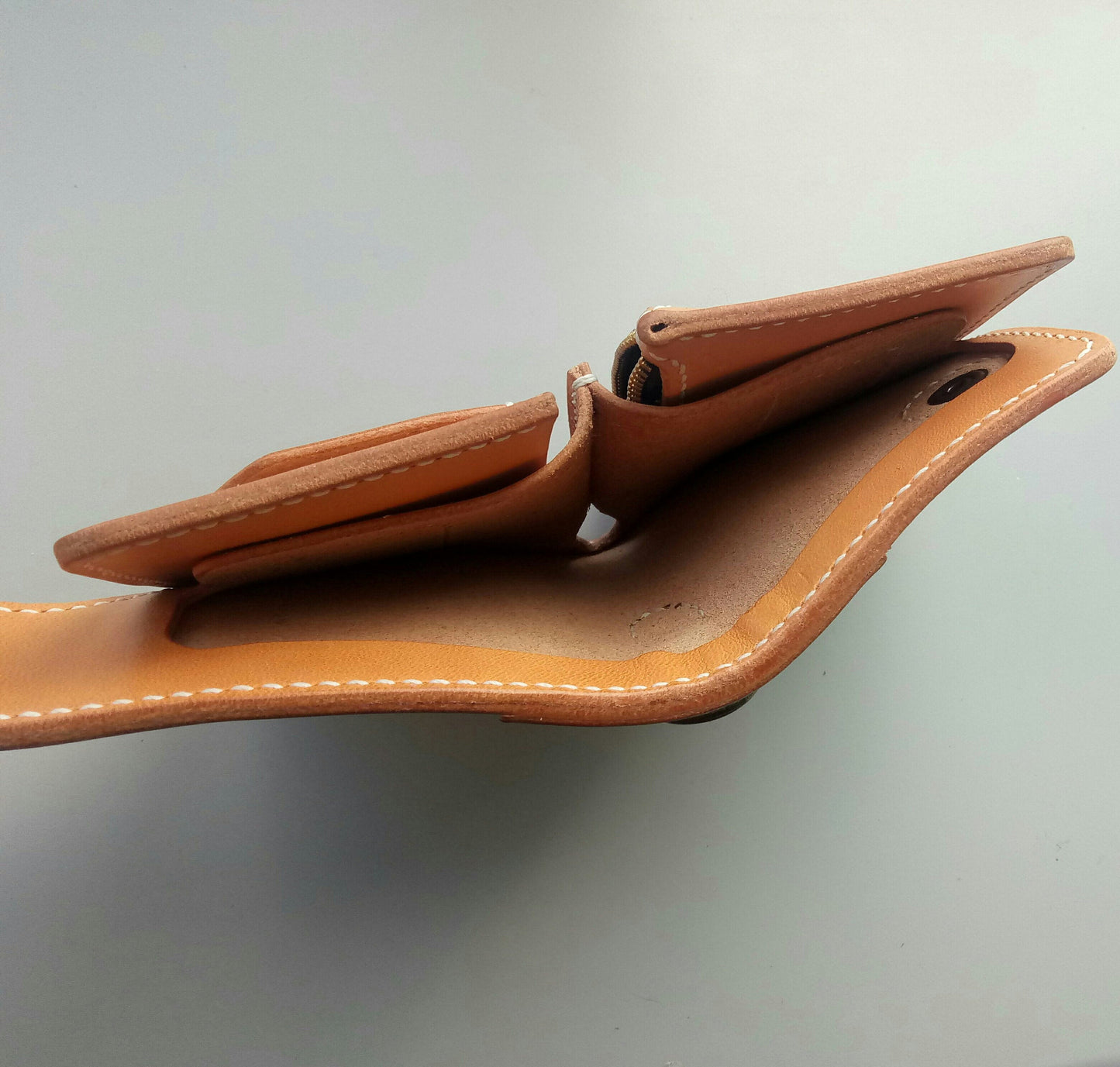 Leather Biker Wallet With Coin purse, Concho Wallet, Trucker Wallet, Chain Wallet, Men's Wallet, Leather Wallet, Rider wallet