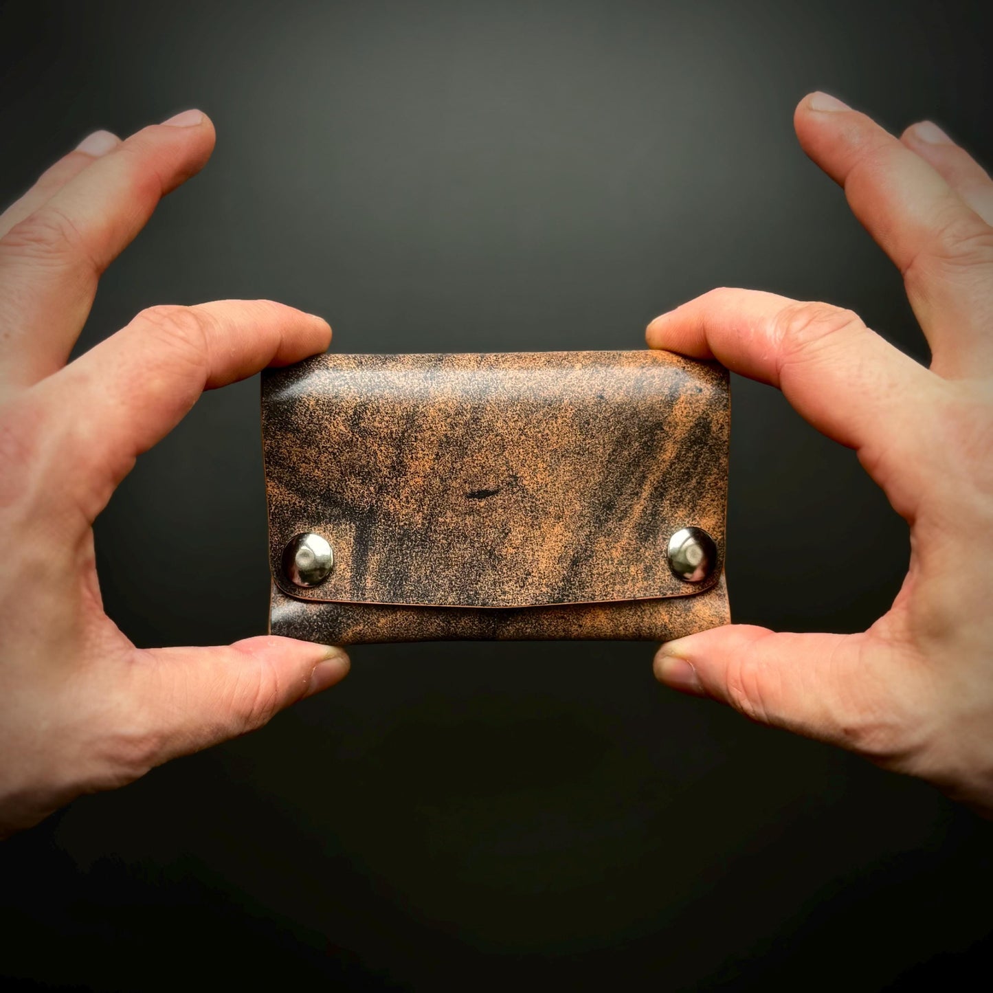 Rocado Shell Cordovan minimalist card holder wallet