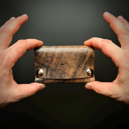 Rocado Shell Cordovan minimalist card holder wallet