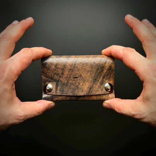 Rocado Shell Cordovan minimalist card holder wallet