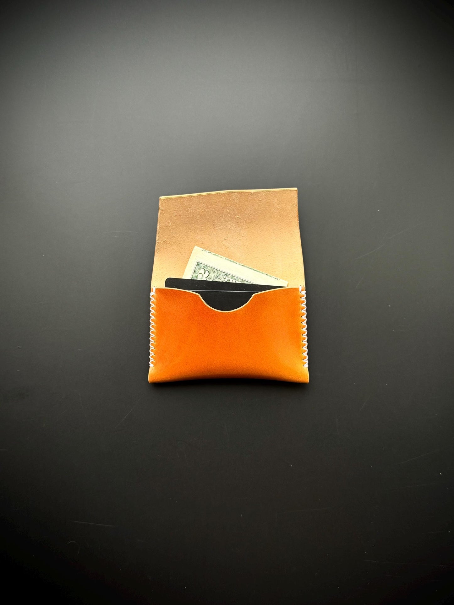 Rocado Shell Cordovan Minimalist Card Holder Wallet