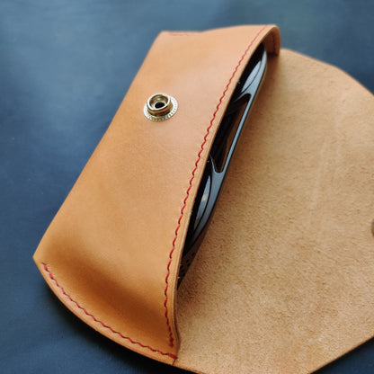 Handmade Glasses Case, Sunglasses Or Reading Glasses Case, Veg Tanned Leather Glasses Case Case For Glasses