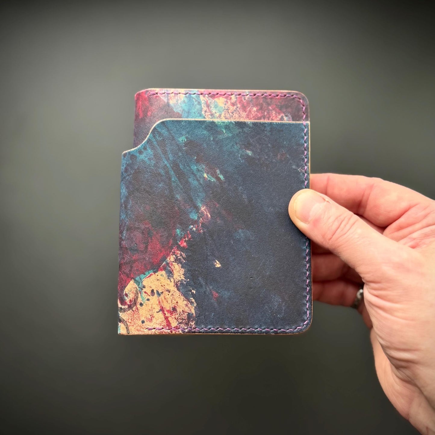 Rocado Shell Cordovan leather bifold wallet