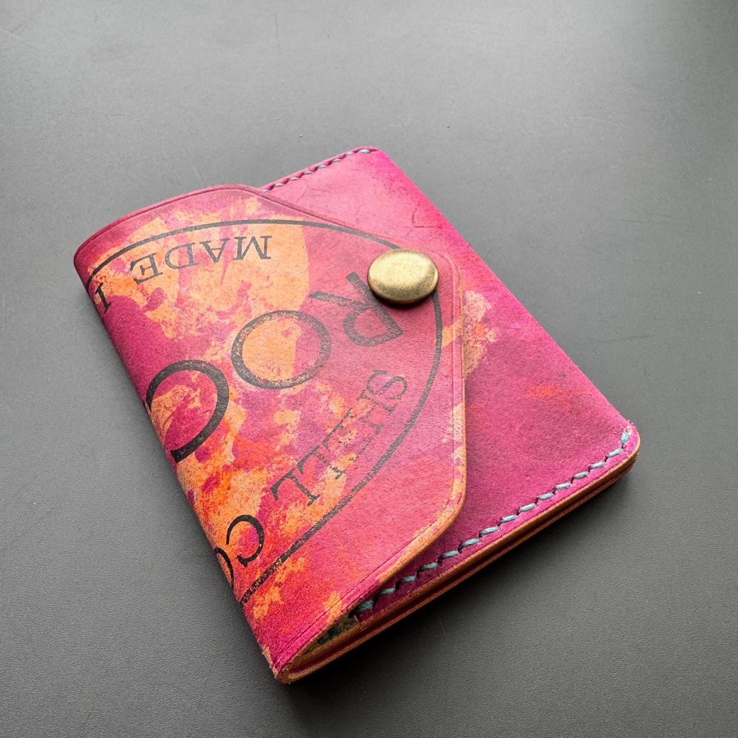 Rocado Shell Cordovan Card Wallet – Handmade Minimalist Leather Pouch