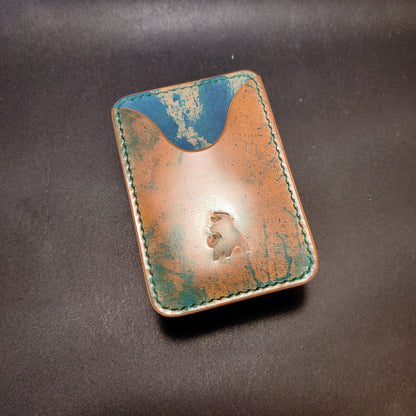 Rocado Shell Cordovan Wallet, Leather Card Wallet, Japanese Style Minimalist Slim Luxury Wallet