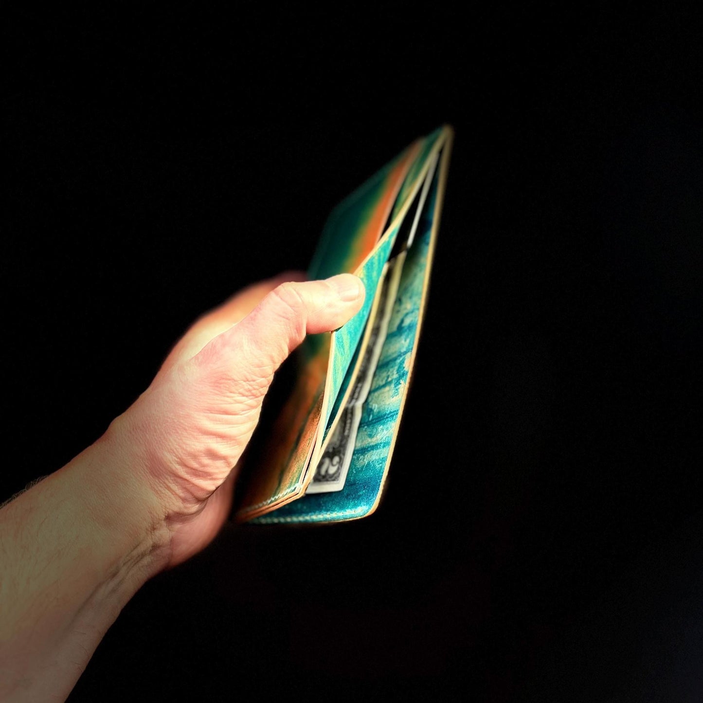 Rocado Shell Cordovan Handmade Minimalist long wallet