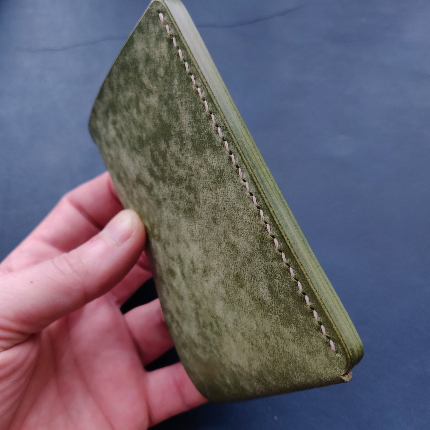 Leather Card Holder, Vegetable Tanned Pocket Mini Wallet, Minimalist Card Holder Case