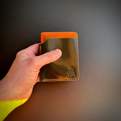 Rocado Shell Cordovan leather bifold wallet