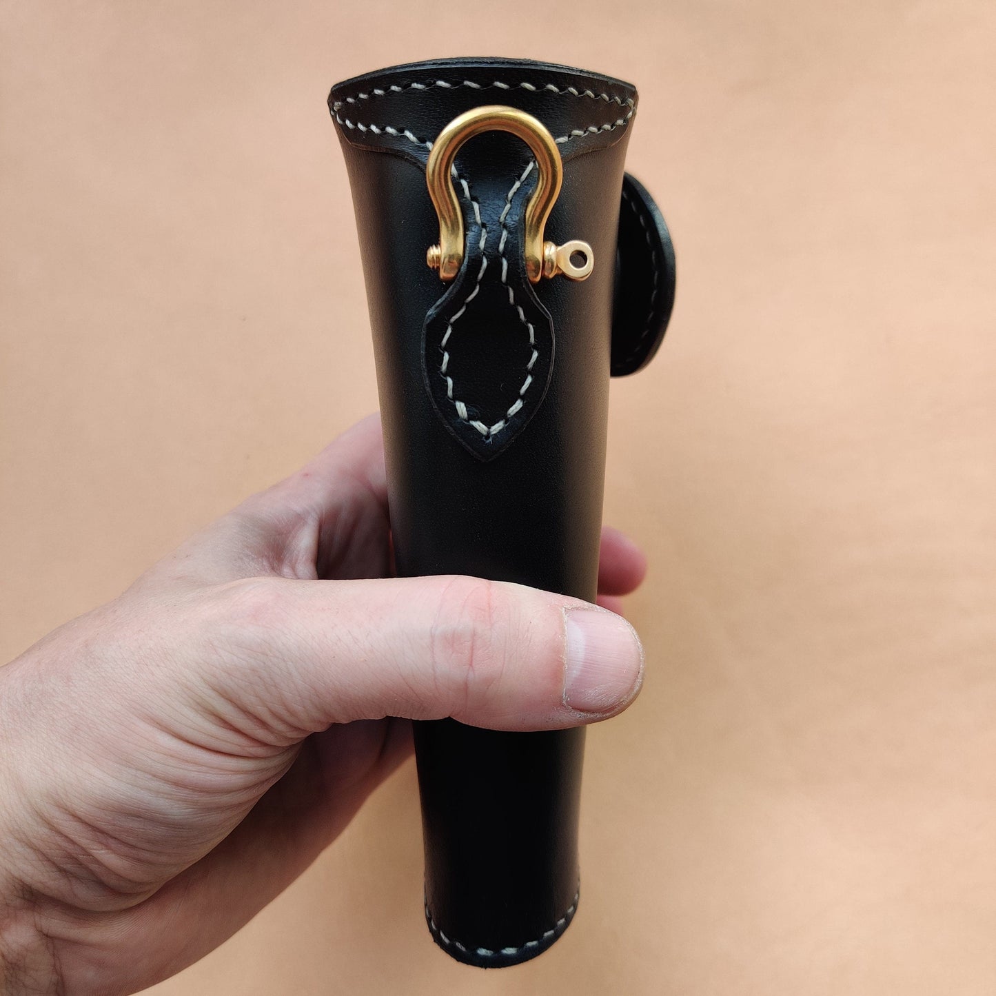 Biker Wallet With A Ring For Chain Or Lanyard, Veg Tanned Travel Western Wallet