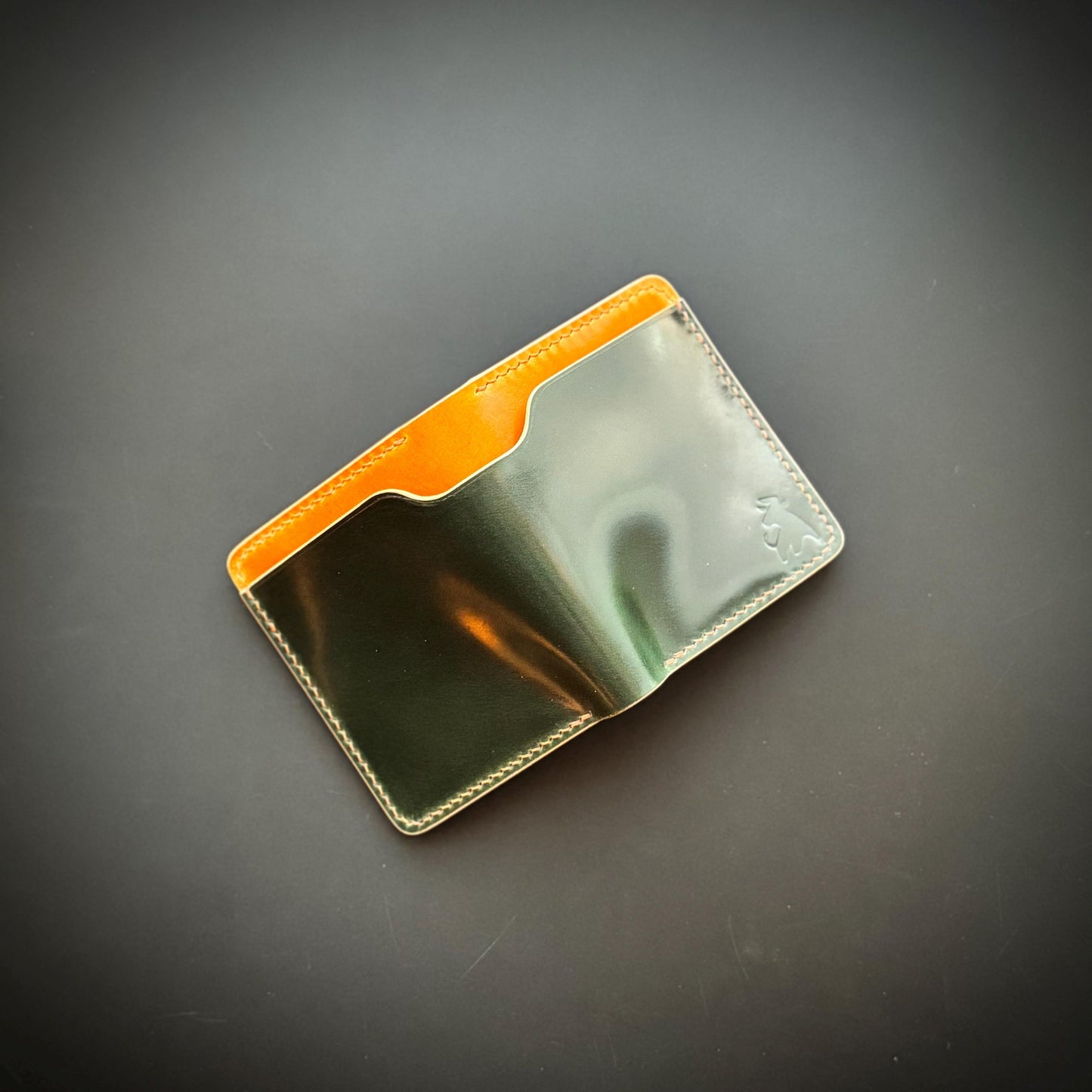 Rocado Shell Cordovan leather bifold wallet