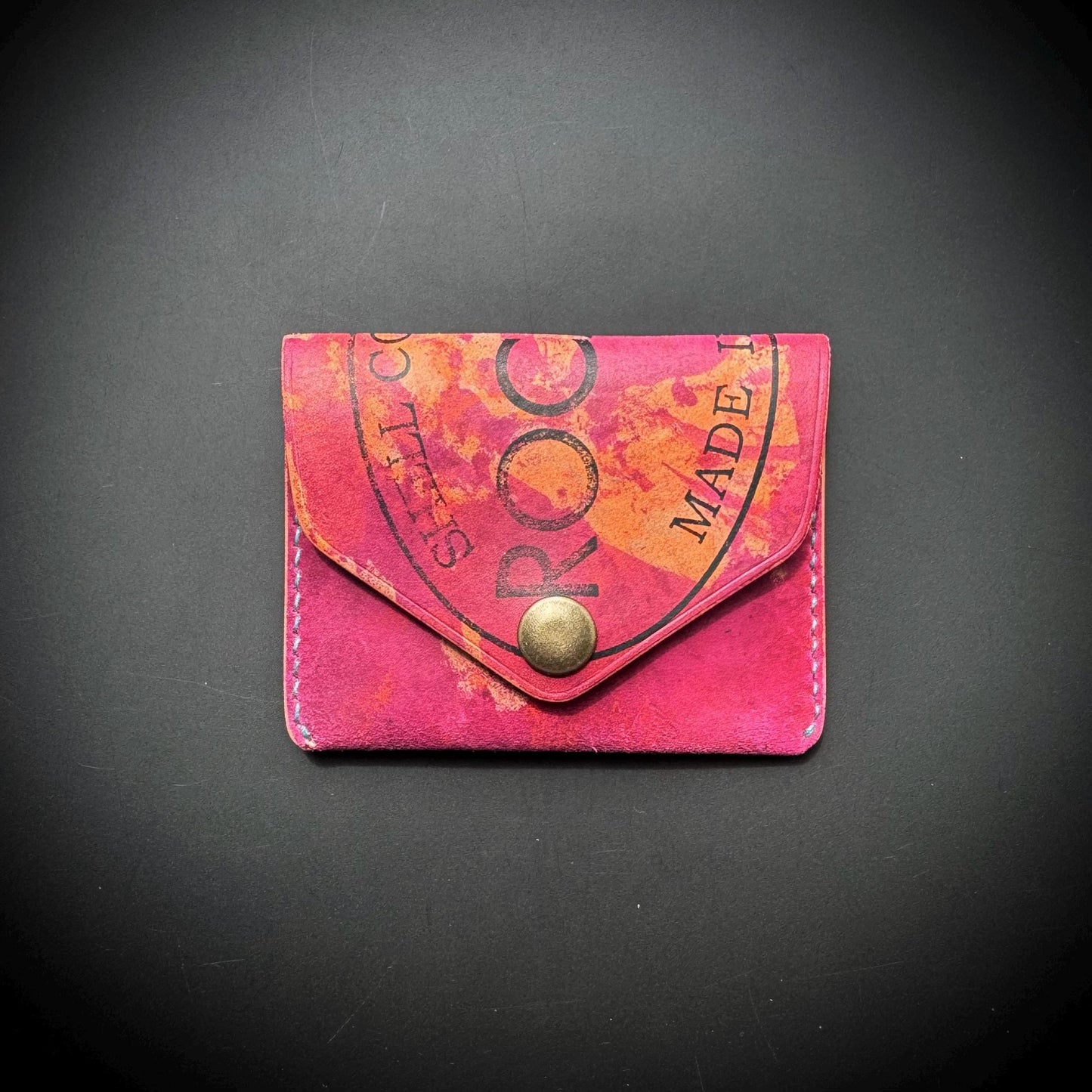 Rocado Shell Cordovan Card Wallet – Handmade Minimalist Leather Pouch