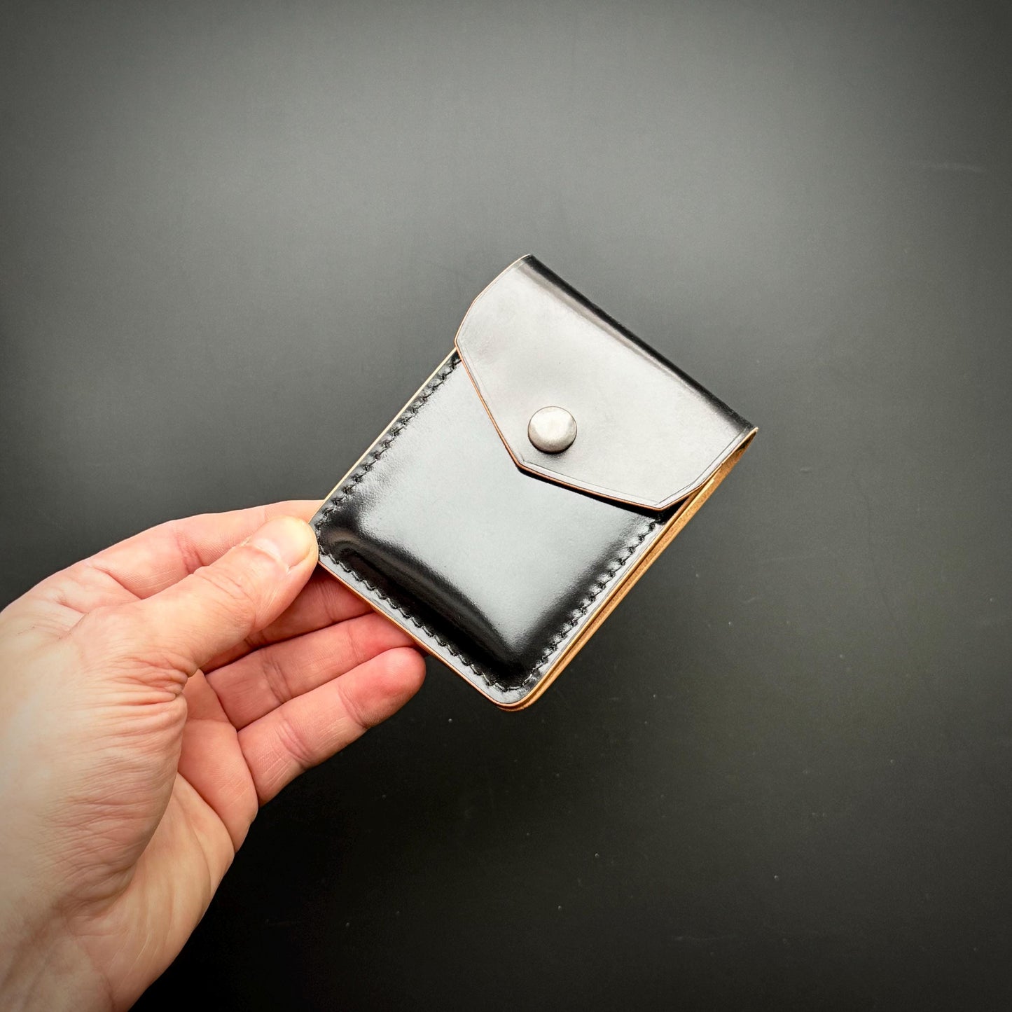 Rocado Shell Cordovan EDC Slim Pocket Wallet