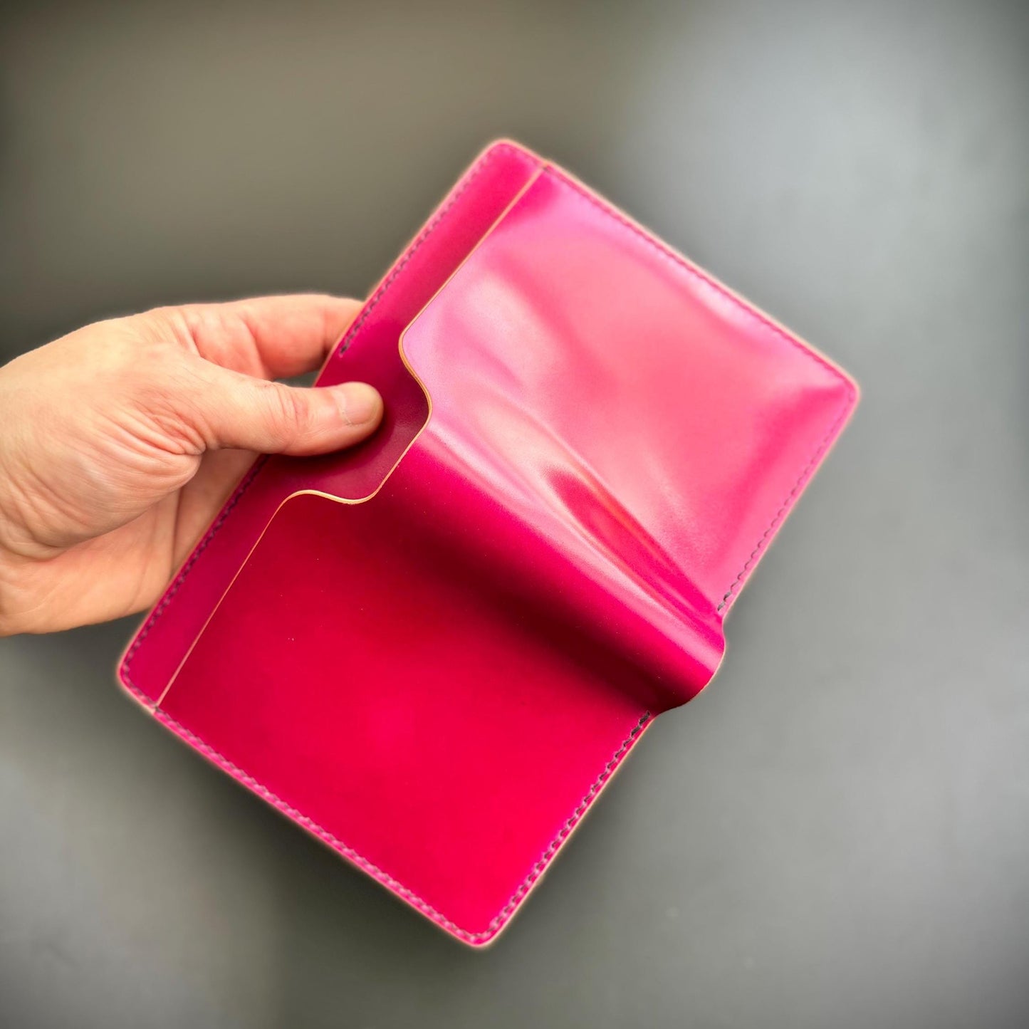 Rocado Shell Cordovan leather bifold wallet