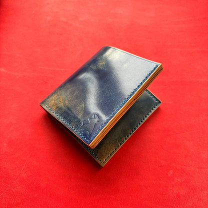 Rocado Shell Cordovan Wallet, Leather Bifold Wallet, Luxury Wallet