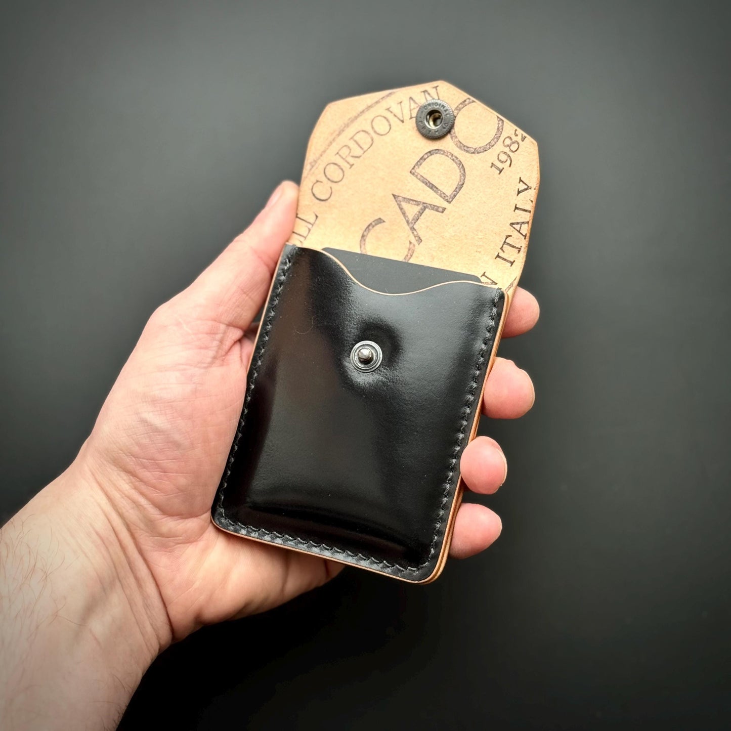 Rocado Shell Cordovan EDC Slim Pocket Wallet