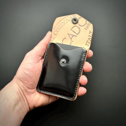 Rocado Shell Cordovan EDC Slim Pocket Wallet